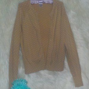 Old Navy Perfect Fit Stretch Sweater Beige Tan NWT